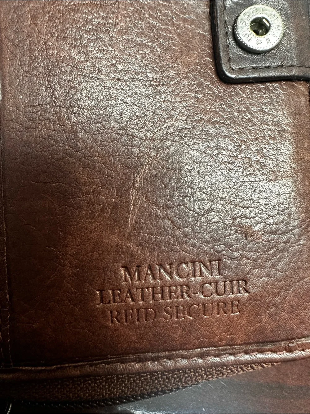 Mancini brown leather